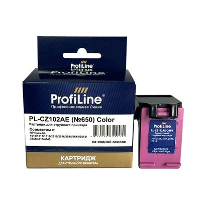 Картридж HP DJ CZ102AE №650 CMY ProfiLine (IA 1015/ 1515/ 1516/ 2515/ 2516/ 2545/ 2645/ 3515/ 3545/ 4515/ 4645)
