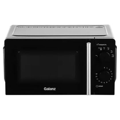 Микроволновая печь соло Galanz MOS-1706MB черный (700 Вт, объем - 17 л, управление: механическое)