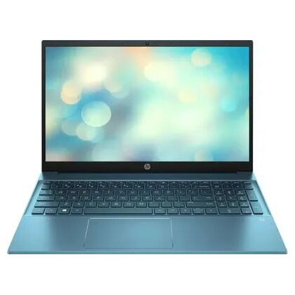 Ноутбук HP 15,6"/ AMD Ryzen7 7730U (2GHz до 4.5GHz)/ 16Гб/ SSD 512Гб/ AMD Radeon Graphics (1920x1080) IPS/ No ODD/ DOS/ Бирюзовый 15-eh3048ci (8F5H9EA)