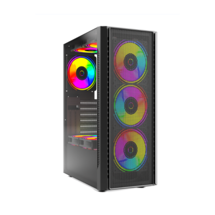 Корпус Foxgate Midi-Tower 11-02F ARGB 4*120мм (без БП, 2xUSB2.0, 1xUSB3.0, ) 11-02F ARGB