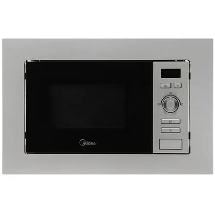 Микроволновая печь встраиваемая Midea AG820BJU-SS серебристый (20 л, мощность - 800 Вт, механическое)