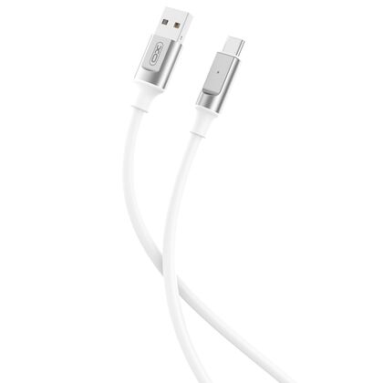 Кабель USB -XO- NB251 (Type-C, 1м, силиконовый, белый)