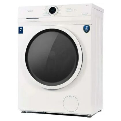 Стиральная машина фронт. Midea MF100W70/ W белый, 7 кг, дисплей -да, 1200 об/ мин