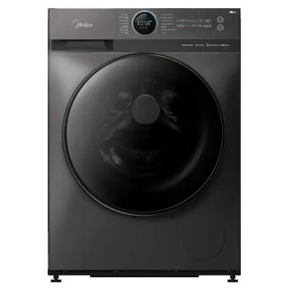 Стиральная машина фронт. Midea MF200W90WBS/ S-RU черный, 9 кг, инвертор, дисплей -да, 1400 об/ мин