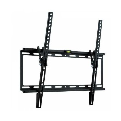 Крепление для ТВ наклонное 22"-65" Kromax IDEAL-4 нагрузка max 50 кг, наклон 0/ +15°, поворот 0°, от стены 28 мм, чёрный
