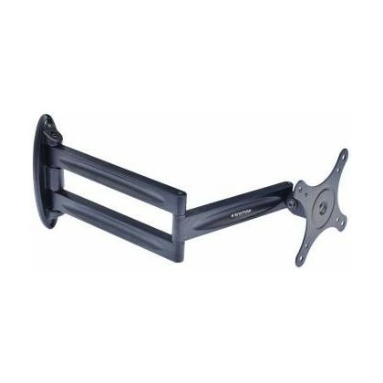 Крепление для ТВ наклонно-поворотное 10"-32" Kromax TECHNO-11 B (1004382) нагрузка max 15 кг, наклон ±20°, поворот 180°, от стены 70-450 мм , чёрный