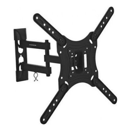Крепление для ТВ наклонно-поворотное 23"-55" Ultramounts UM 870 нагрузка max 30 кг, наклон ±20°, поворот ±90°, от стены 88-398 мм, чёрный