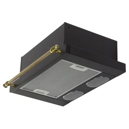Вытяжка телескопическая Elikor 50П-400-В2Л антрацит/ рейлинг бронза (400 м³/ ч, управление - кулисные переключатели)