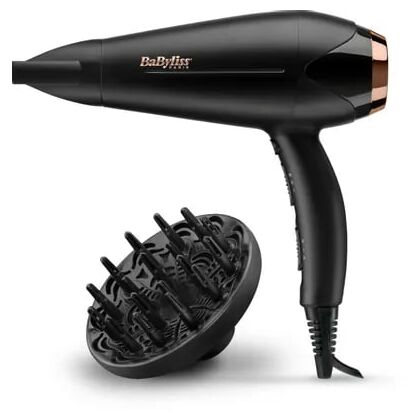 Фен Babyliss D570DE черный/ золотой (2200 Вт, режимов - 3, вид: полноразмерный, насадок - 2)