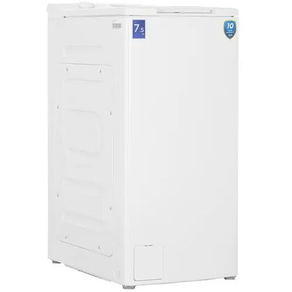 Стиральная машина вертикальная Midea MFE12W75B/ W-C белый, 7.5 кг, инвертор, дисплей -да, глубина - 59 см, 1200 об/ мин