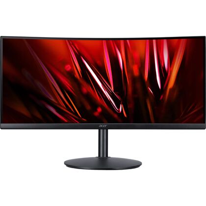 Монитор ACER XZ342CUS3BMIIPPHX 34'', ZeroFrame Yes, Curved 1500R Black, 21:9, VA, 3440x1440, 1 /  3ms, 320, HDR 400cd, 180Hz, 2xHDMI(2.0) + 2xDP(1.4)