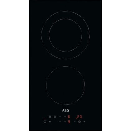 Электрическая варочная панель AEG HRB32310CB черный панель - стеклокерамика, 29х50 см)