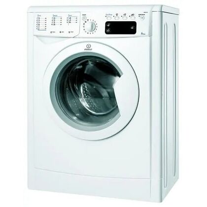 Стиральная машина фронт. Indesit IWSE 6105 B CIS.L белый, 6 кг, дисплей -да, глубина - 41.5 см, 1000 об/ мин