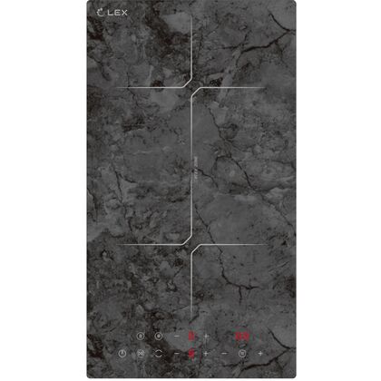 Индукционная варочная панель Lex EVI 320 F DS серый (конфорок - 2 шт, панель - стеклокерамика)