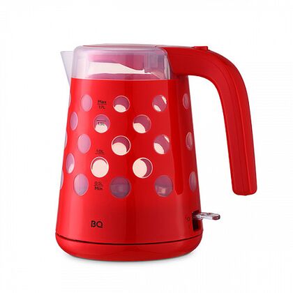 Чайник электрический BQ KT1713P красный (2200 Вт, объем - 1.7 л, корпус: пластиковый)