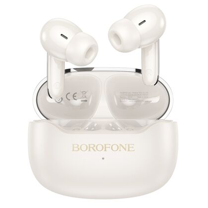 TWS наушники Borofone FQ1 Plus Shine, внутриканальные, шумоподавление, микрофон, аналог AirPods Pro, белый (6941991113314)