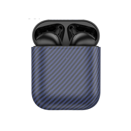 TWS наушники HOCO EW41 Plus True, внутриканальные, микрофон, карбоновый корпус, аналог AirPods 2, синий (6942007623308)
