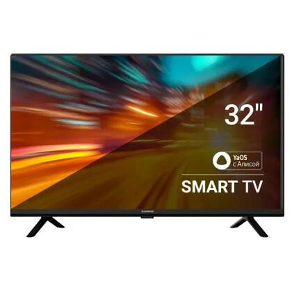 Телевизор 32" SunWind SUN-LED32XS300 Smart TV, HD, 60 Гц, HDMI х2, USB х1, чёрный