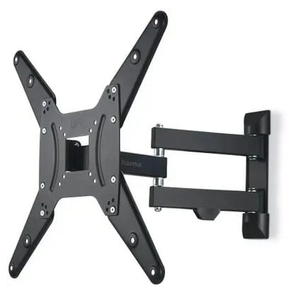 Крепление для ТВ наклонно-поворотное 32"-65" Hama 00220824 нагрузка max 25 кг, VESA max 400 х 400, чёрный