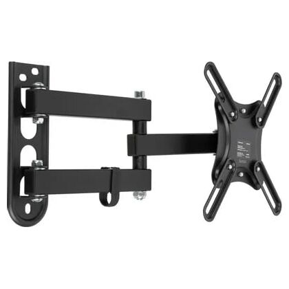 Крепление для ТВ наклонно-поворотное 19"-48" Hama R1 118154 нагрузка max 25 кг, VESA max 200 х 200, чёрный