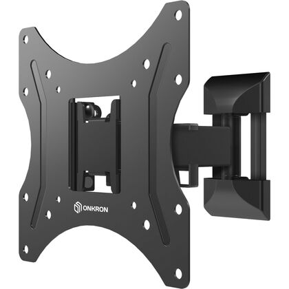 Крепление для ТВ наклонно-поворотное 17" - 43" ONKRON M2S нагрузка max 35 кг, VESA max 200 х 200, чёрный