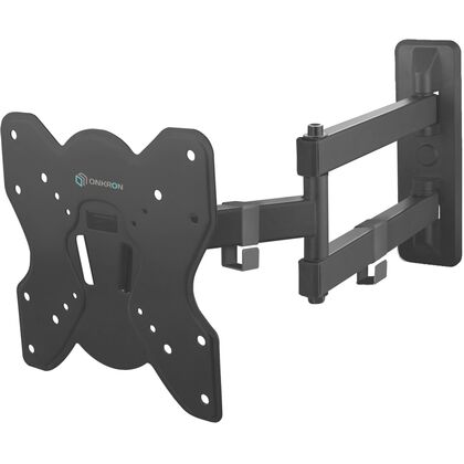 Крепление для ТВ наклонно-поворотное 17" - 43" ONKRON M4S нагрузка max 35 кг, VESA max 200 х 200, чёрный
