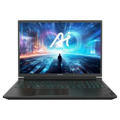 Ноутбук Gigabyte 16,0"/ Intel i7-13650HX (2.6GHz до 4.9GHz)/ 16Гб/ SSD 512Гб/ GeForce RTX 4050 6Gb (1920x1200) IPS/ No ODD/ DOS/ Серый G6X (9MG-42KZ853SD)