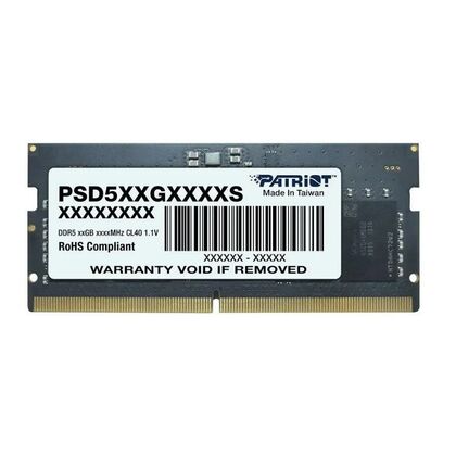 Модуль памяти SODIMM DDR5 16Гб 4800 МГц Patriot  1.1 В (PSD516G480081S )