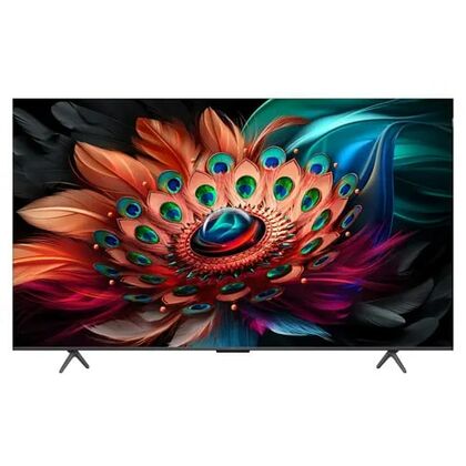 Телевизор 55" TCL 55C655 QLED, Smart TV, 4K Ultra HD, 60 Гц, HDMI х3, USB х2, чёрный