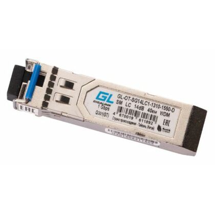 Модуль SFP WDM - 1,25G 20km LC, 14dB, Nikomax TX1310nm, DDM (GL-OT-SG14LC1-1310-1550-D)