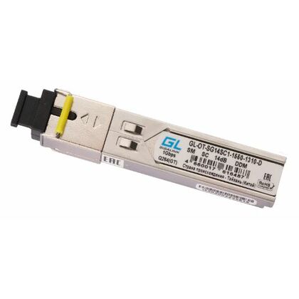 Модуль SFP WDM - 1,25G 20km SC, 14dB, Nikomax TX1550nm, DDM (GL-OT-SG14SC1-1550-1310-D)