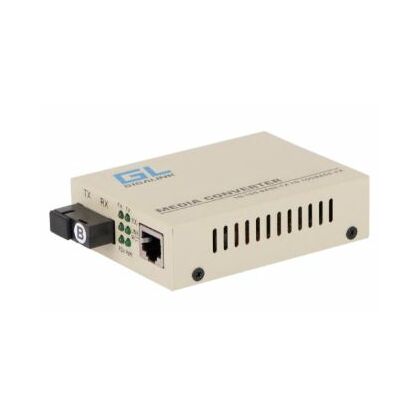 Медиаконвертер Nikomax GL-MC-UTPF-SC1F-18SM-1550-N (WDM SC 10/ 100Mb, 20 Km, ТХ1550) + БП