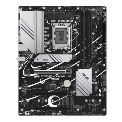 Материнская плата Asus PRIME H770-PLUS [H770, 4*DDR5,3*PCIEx16, 2*PCIEx1, 3*Sata3, 1*M.2, 3 порта*USB3, 2*USB 2.0 HDMI,DP ATX]