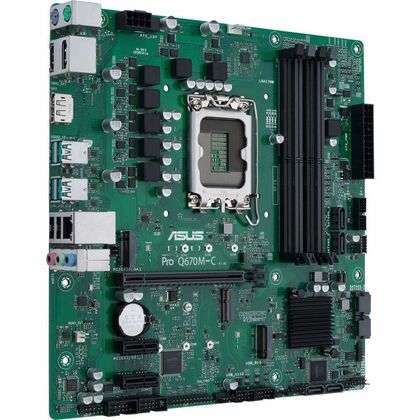 Материнская плата Asus PRO Q670M-C-CSM  [B670, 4*DDR5, 1*PCIEx16, 2*PCIEx1, 6*Sata3, 2*M.2, 4 порта*USB3,2*USB2 DisplayPort, HDMI,PS/ 2  microATX]