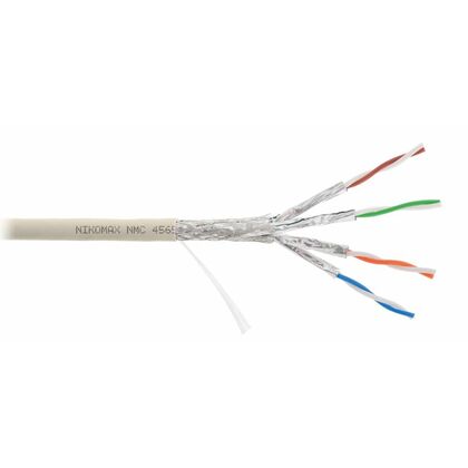 Кабель Cu SFTP, Внутренний, 4x2x0.56, бухта 500м., Cat7, Nikomax нг(А)-LSLTx (NMC 4565L-IY)