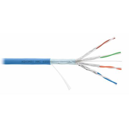 Кабель Cu F/ FTP, Внутренний, 4x2x0.56, бухта 500м., Cat6a, Nikomax нг(А)-HF (NMC 4355C-IB)