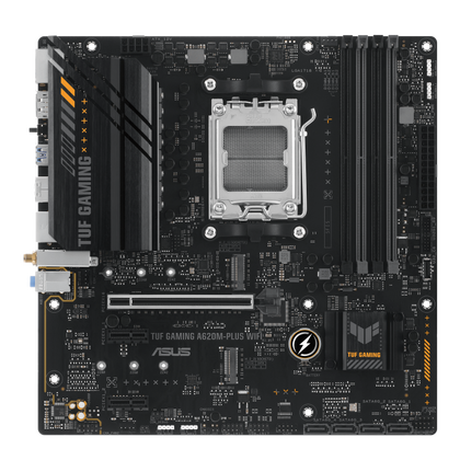 Материнская плата Asus sAM5: TUF GAMING A620M-PLUS  [AMD A620, 4*DDR5, 1*PCIEx16, 2*PCIEx1, 4*Sata3, 2*M.2, 4*USB 2.0, 2 порта*USB3, DisplayPort, HDMI