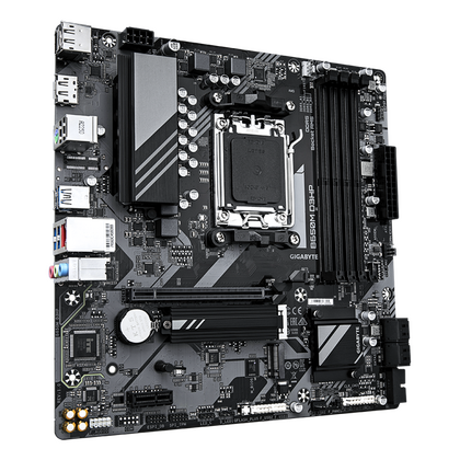 Материнская плата Gigabyte sAM4:B650M D3HP AX [AMD B650,4*DDR5,1*PCI Ex1,1*PCI Ex16,4*SATA3,2*M.2,4*USB 2.0,4*USB 3.2,HDMI,DisplayPort,PS/ 2,Micro-ATX]