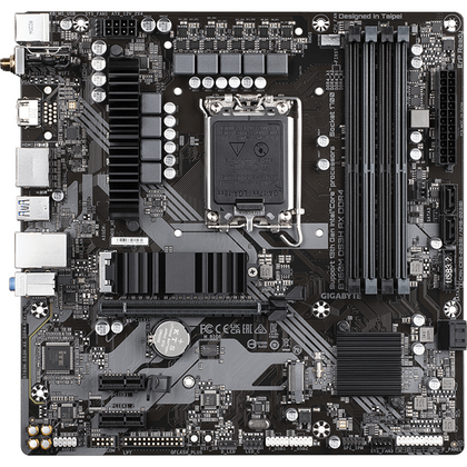 Материнская плата Gigabyte B760 DS3H AX D [LGA1700,B760,4*DDR4,2*PCI Ex1,1*PCI Ex16,4*SATA3,2*M.2,6*USB 2.0,6*USB 3.2,HDMI,DisplayPort,PS/ 2,Micro-ATX]