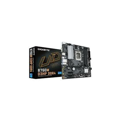 Материнская плата Gigabyte B760M D3HP DDR4[LGA1700,B760,4*DDR4,2*PCI Ex1,1*PCI Ex16,4*SATA3,2*M.2,2*USB 2.0,3*USB 3.2,HDMI,DisplayPort,PS/ 2,Micro-ATX]