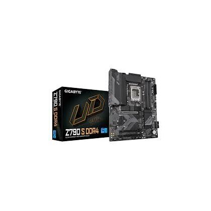 Материнская плата Gigabyte Z790 S DDR4:[LGA1700,Z790, 4*DDR4, 2*PCIEx16, 1*PCIEx1,1*PCI Ex8, 4*Sata3, 3*M.2, 5*USB 2.0,3*USB3, HDMI, DP, ATX]