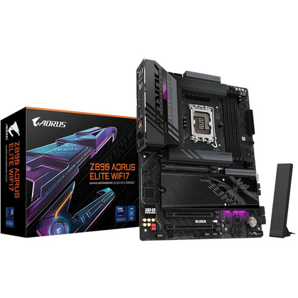 Материнская плата Gigabyte Z890 A ELITE WIFI7:[Z890, 4*DDR5, 2*PCIEx16,4*Sata3, 4*M.2, 4*USB 2.0,5*USB3, DisplayPort, ATX]