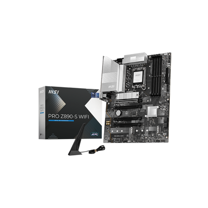 Материнская плата MSI PRO Z890-S WIFI [Z890, 4*DDR5,1*PCIEx16, 1*PCIEx1, 4*Sata3, 2*M.2, 7*USB3, HDMI, DP, ATX]