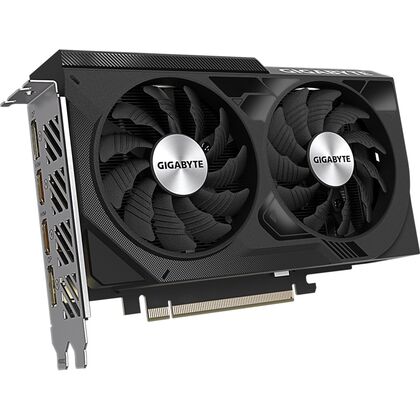 Видеокарта PCI-e: GeForce RTX 4060 Gigabyte (8Gb, GDDR6, 128 bit, 2*HDMI, 2*DP) GV-N406TEAGLEOC ICE-8GD