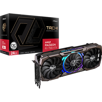 Видеокарта ASRock Radeon RX7900XTX Taichi OC 24GB GDDR6 384Bit 3 x DisplayPort 1 x HDMI