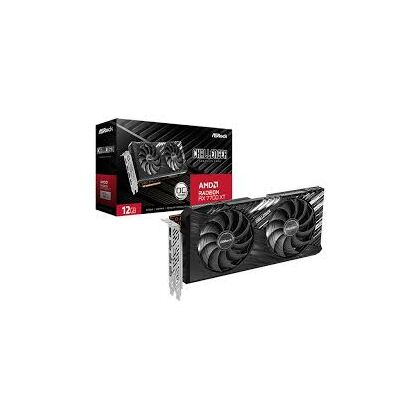 Видеокарта AsRock RX7700XT Challenger  OC 12GB GDDR6 192 бит 3 x DisplayPort, HDMI