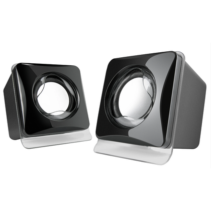 Колонки 2.0  Defender SPK 35 5W, черный, miniJack 3.5, Пластик (65635)