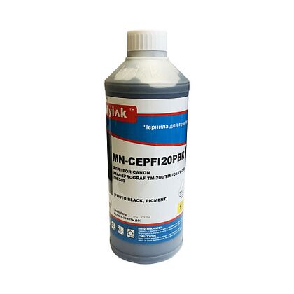 Чернила Canon PFI-120Bk 1л. Photo Black Pigment, MyInk (TM-200/ 205/ 300/ 305) CEPFI20PBk