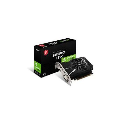 Видеокарта PCI-e: GeForce GT 1030 Msi (4Gb, DDR4, 64 bit, 1*DVI, 1*HDMI) GT 1030 AERO ITX 4GD4 OC