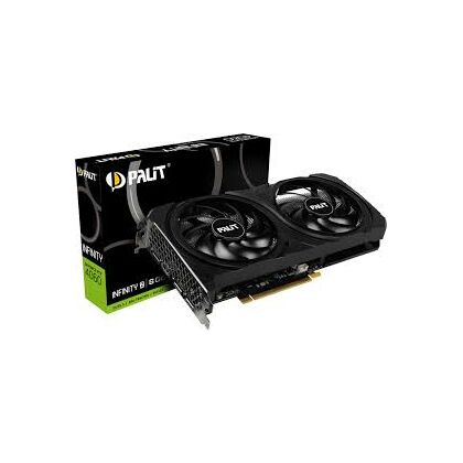 Видеокарта PCI-e: GeForce RTX 4060 Palit (8Gb, GDDR6, 128 bit, 1*HDMI, 3*DP) NE64060019P1-1070L